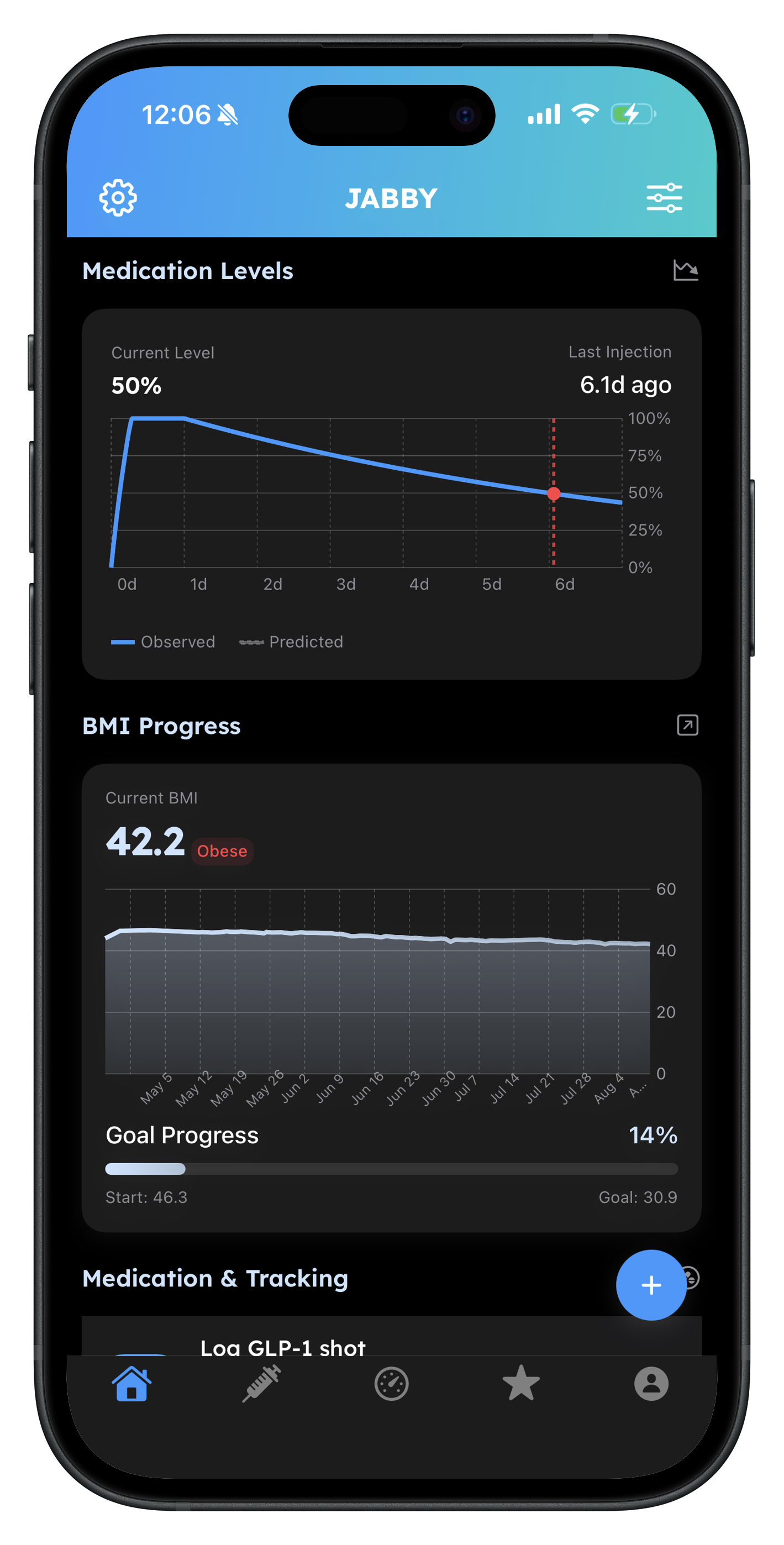Jabby BMI Tracking